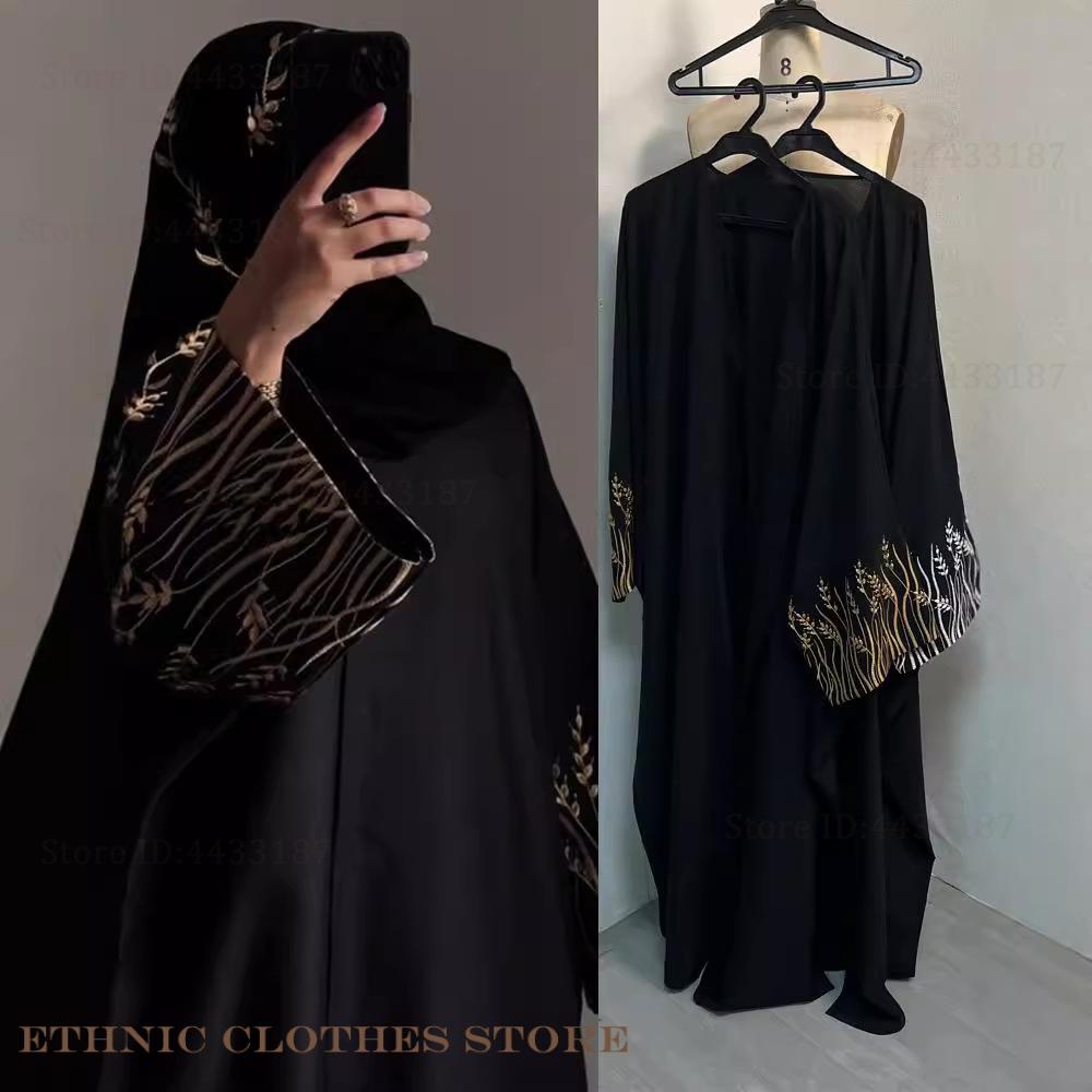 Elegancka czarna abaja z hafte – Embroidery Kebaya recenzja i cena